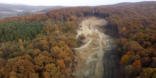 Autostrada Lugoj Deva imagini aeriene la Holdea foto Daniel Guță ADEVĂRUL (31) JPG