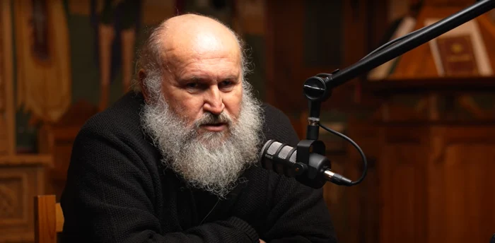 Părintele Iustin face campanie elctorală pentru Călin Georgescu. FOTO: Captura video