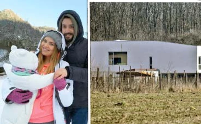 În această vilă din Corbeanca se vor muta în curând Marius, Bianca şi fiica lor