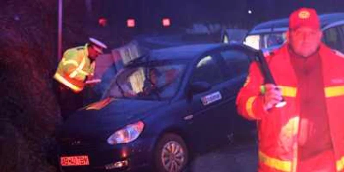 Accidentul s-a petrecut pe Dealul Haţegului. FOTO: Daniel Guţă. ADEVĂRUL.