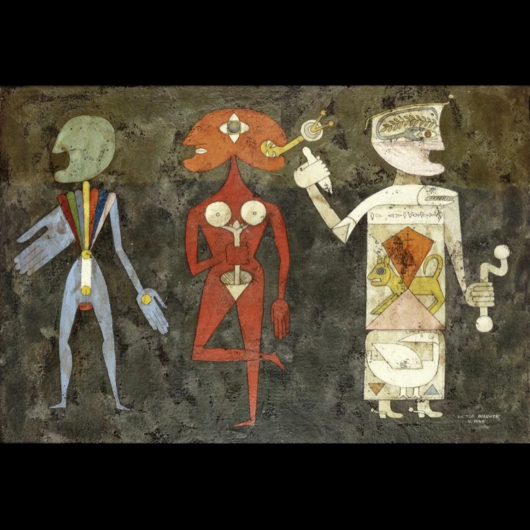 Victor Brauner – În vizită la Paracelsus jpeg