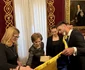 Elisabeta Lipă cu Majestatea Sa Margareta la Castelul Peleș. FOTO: Instagram