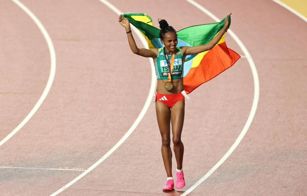 Etiopiana Tsegay stabilește un nou record mondial la 5.000 de metri