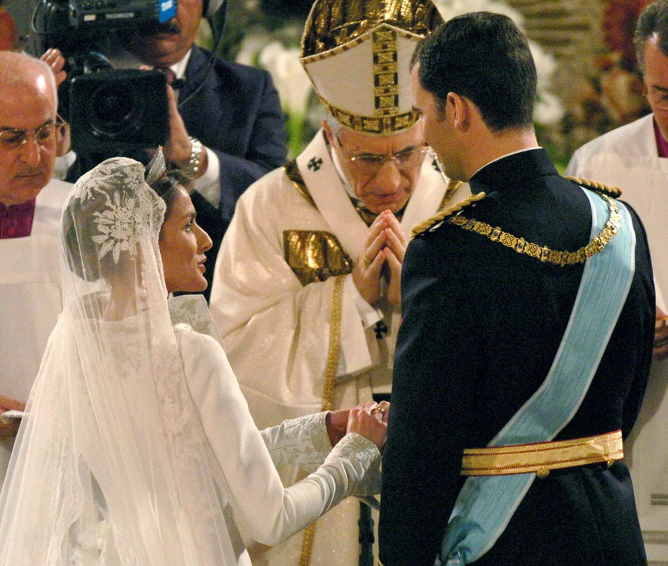 Regele Felipe și Regina Letizia s-au căsătorit în 2004