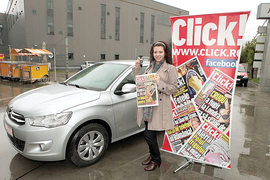 Bianca Zamfira a câştigat, în 2014, maşina visurilor ei, un Citroën C-Elysée