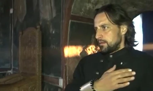 Proiect cinematografic derulat la Biserica Sfinţii Trei Ierarhi din Drăgoeşti - Vâlcea despre Mihai Viteazul Foto captură video 1