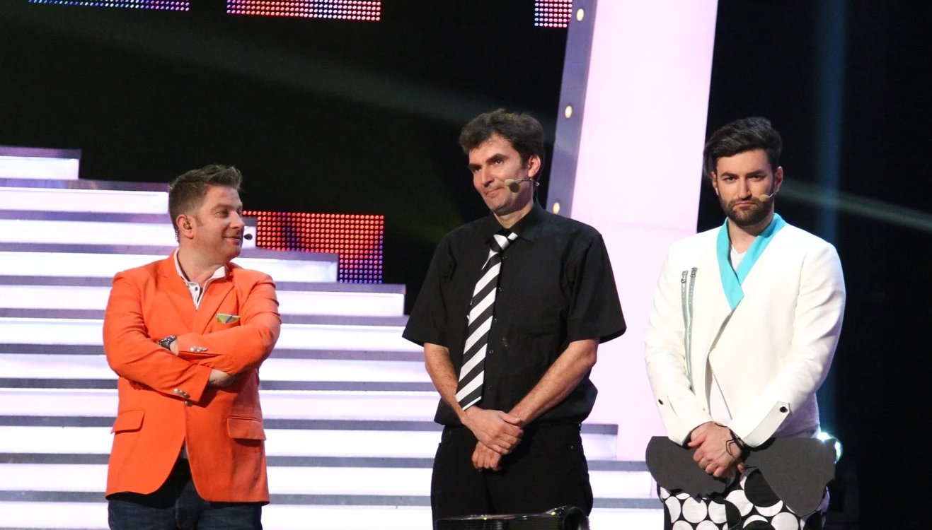 Leon Magdan a impresionat juriul şi telespectatorii prin poveştile pentru copii. FOTO Pro TV