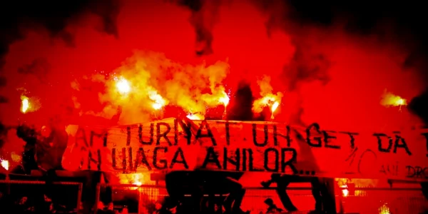Suporterii alb-violeţi au făcut spectacol pe arena Ştiiţa