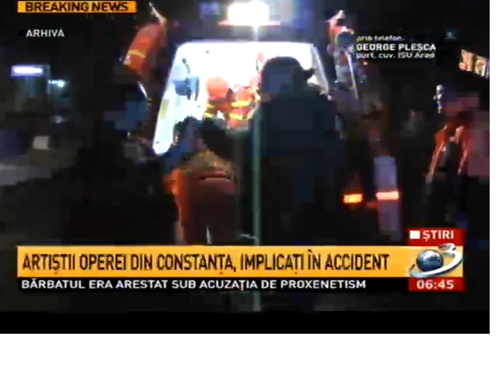 
    Răniții au fost transportați de urgență la spital  
