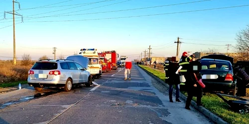 slobozia accident pe DN3 cu 2 raniti FOTO IPj Ialomita