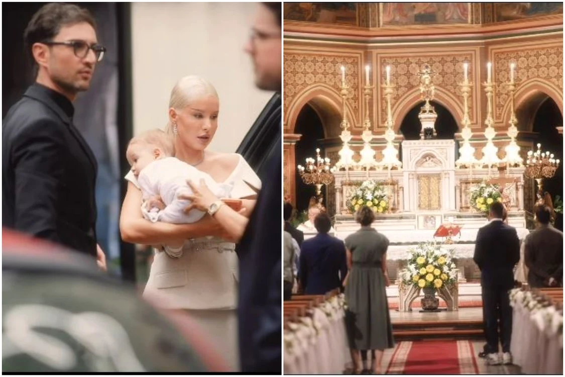 Carmen Grebenișan și-a botezat copilul. Foto: Instagram