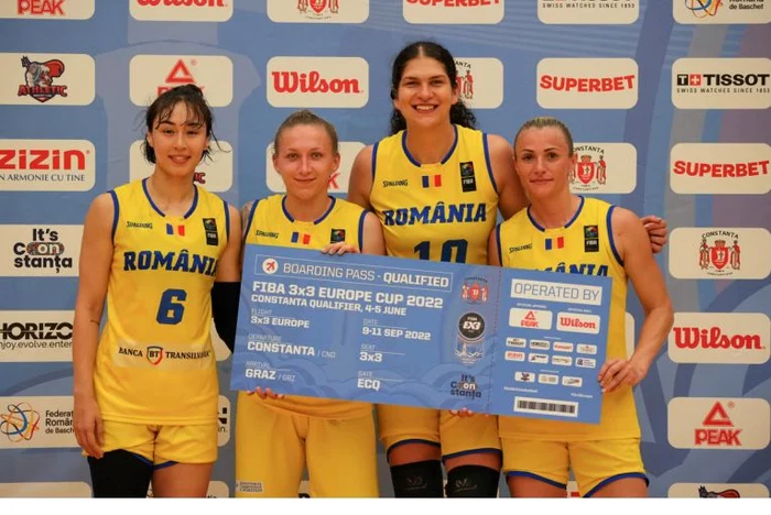 Naționala feminină de baschet 3x3 a României s-a calificat la Campionatul European