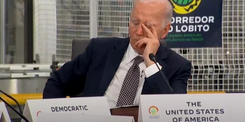 Joe Biden dormind, Angola, captura video jpg