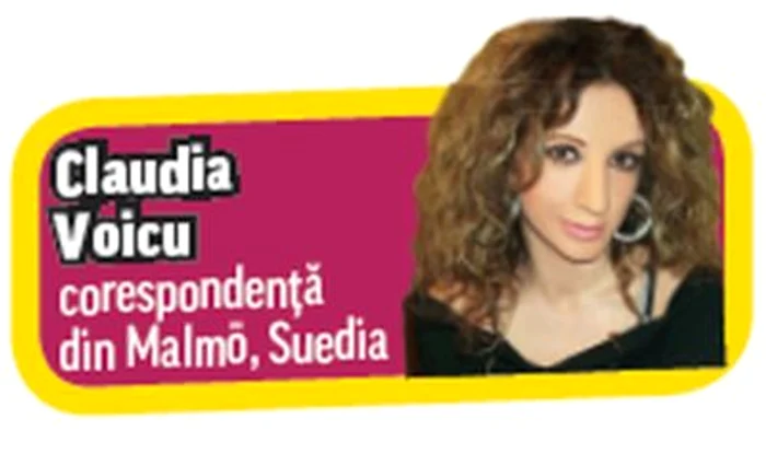 Claudia Voicu, corespondenţă din Malmo