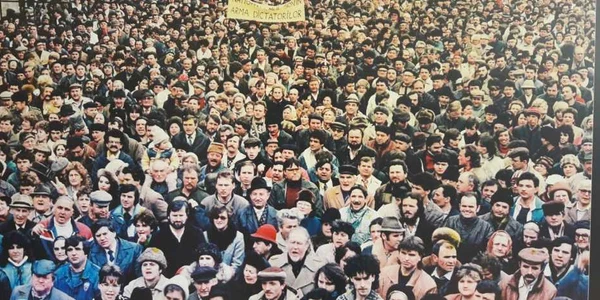 Timişoara a continuat revoluţia anticomunistă în anul 1990 FOTO Liviu Tulbure