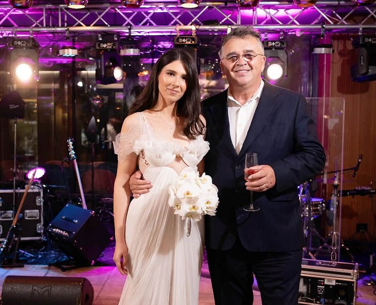 Fostul baron de Vrancea Marian Oprișan, socru mic. Fiica acestuia, Mădălina, s-a căsătorit în weekend