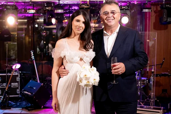 Fostul baron de Vrancea Marian Oprișan, socru mic. Fiica acestuia, Mădălina, s-a căsătorit în weekend