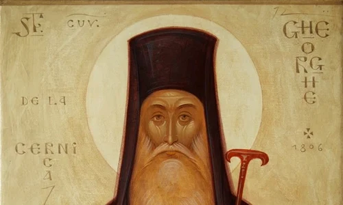 calendar ortodox 2021 3 decembrie sfantul prooroc sf cuvios gheorghe de la cernica  icoana gabriel toma chituc jpeg