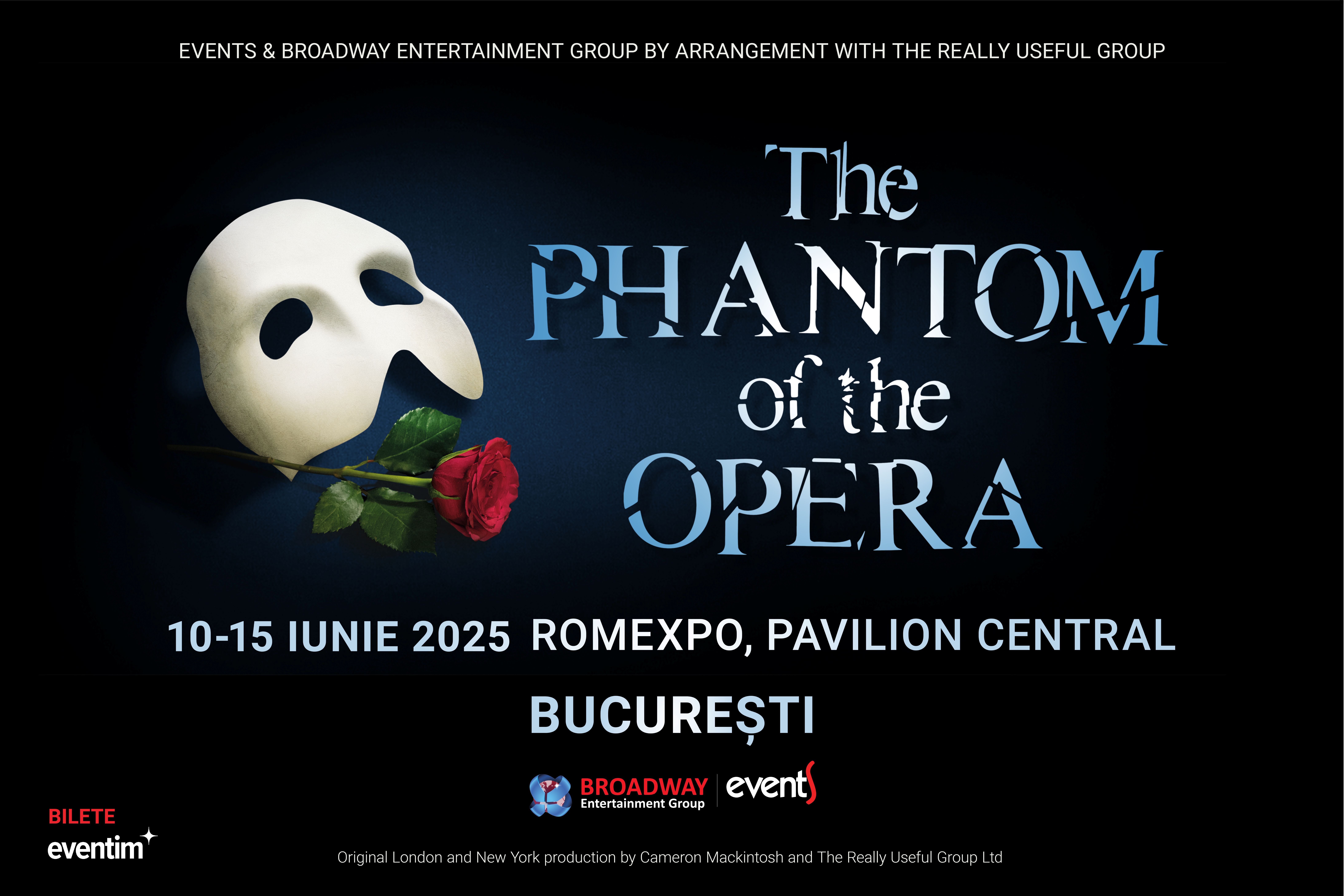 Cel mai iubit musical din lume, « Fantoma de la Operă », vine la București