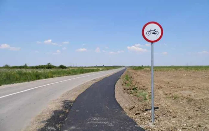 Pista de biciclete de la Giroc FOTO