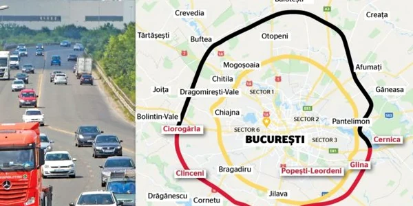 Harta Centura Bucuresti 
