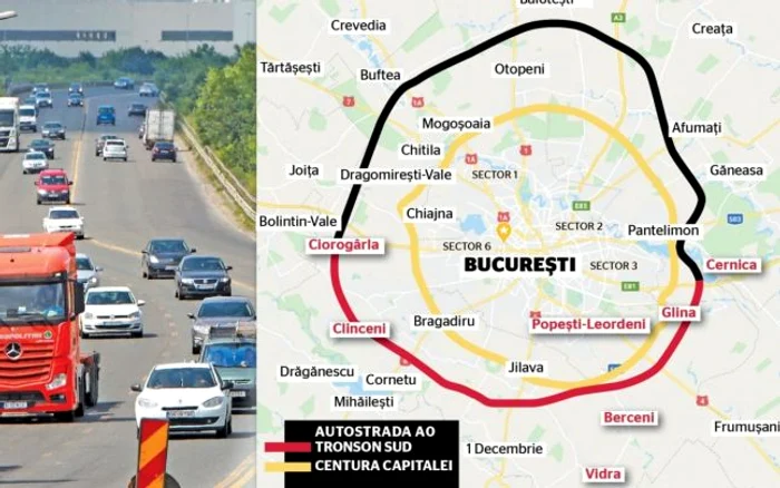 Harta Centura Bucuresti