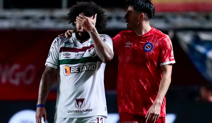 Marcelo (stângă) a părăsit terenul în lacrimi (FOTO: EPA)