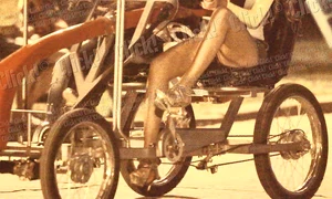 Sânzi şi Andreea, foarte vesele,  au dat la pedale  în Herăstrău jpeg