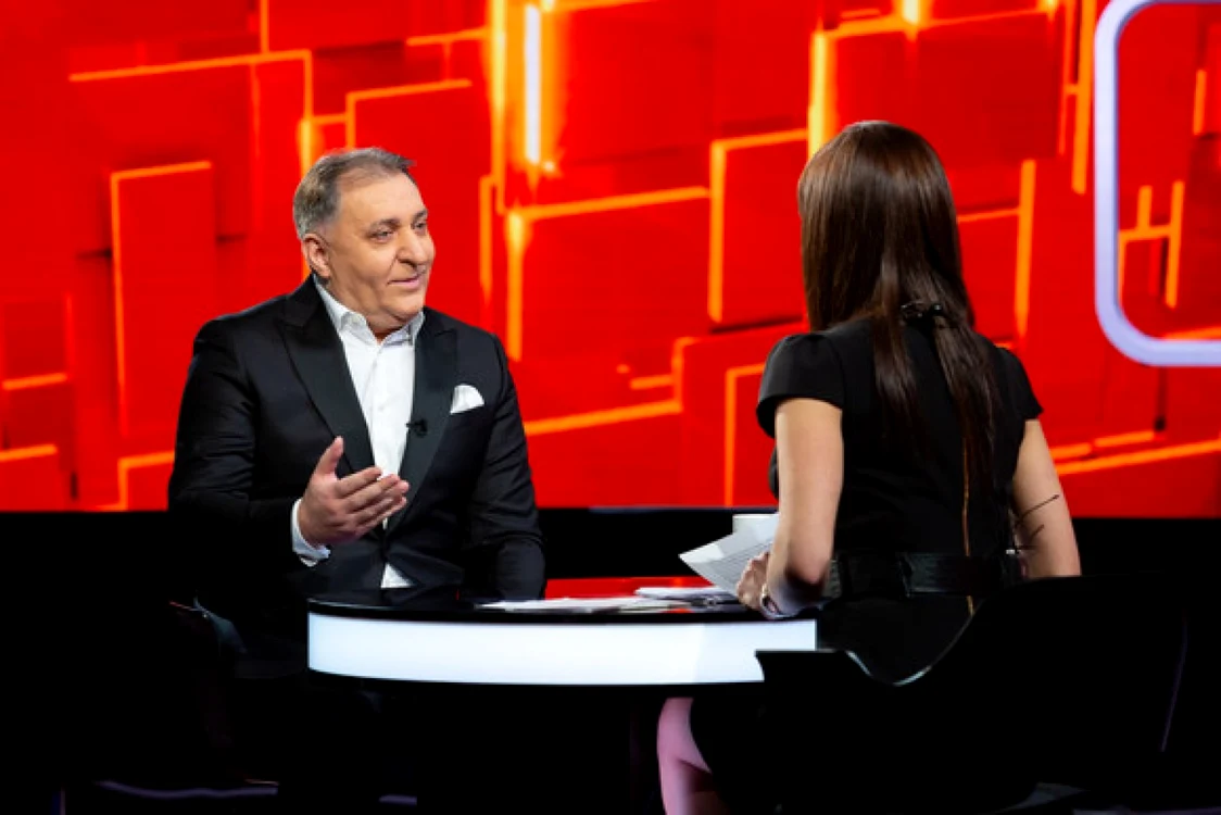 Vali Vijelie la emisiunea lui Denise Rifai / FOTO Arhivă