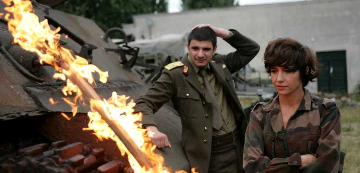 Ioana Iacob şi Alex Bogdan, într-o scenă din filmul lui Radu Jude FOTO Silviu Gheţie