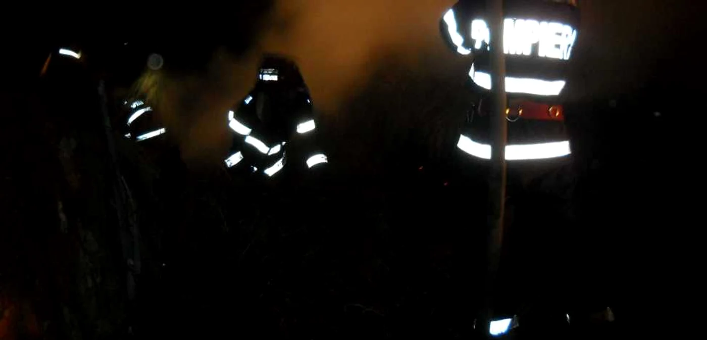 Pompierii au acţionat aproape 30 de minute pentru a stinge incendiul