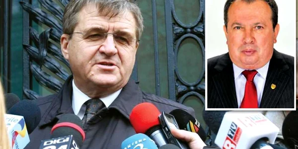 Mircea Govor (stânga) s-a certat cu Valer Marian (medalion) în 2013 FOTO ADEVĂRUL