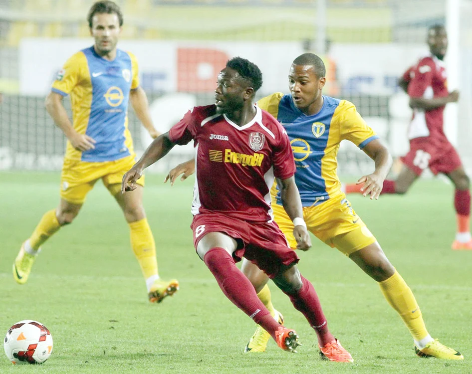
    Sulley Muniru a jucat în doi ani 56 de meciuri pentru CFR ClujFoto: Mediafax   