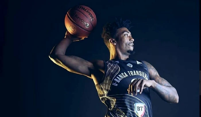 Karel Guzman, legitimat la U-BT Cluj-Napoca, a avut multiple ieșiri violente (FOTO: Facebook)