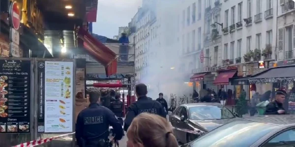 Proteste violente la Paris, după un atac armat în care au murit trei kurzi  Foto Captură video Twitter jpg