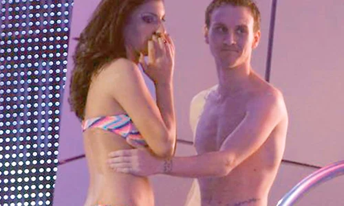 Mitea şi iubita lui, la emisiunea „Splash! Vedete la apă!” jpeg
