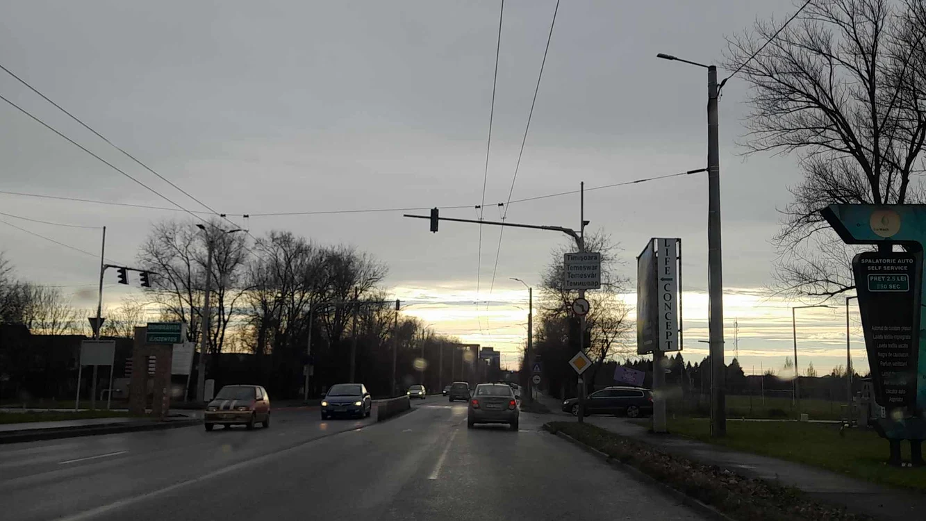 Drum modern între Timișoara și autostradă FOTO Ștefan Both