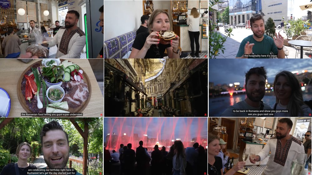 Experiența unor vloggeri americani în București: „Am fost copleșiți, ospitalitatea românească este ireală!” VIDEO