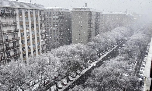 Zapada ninsoare Torino Italia decembrie 2021 FOTO EPA-EFE