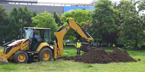 Au început lucrările la Planșeul Unirii Foto Daniel Băluță jpg
