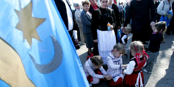 Tinutul Secuiesc drapel FOTO Mediafax