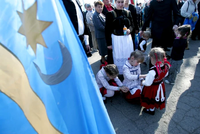 Drapeulul Ţinutului Secuiesc, FOTO Mediafax