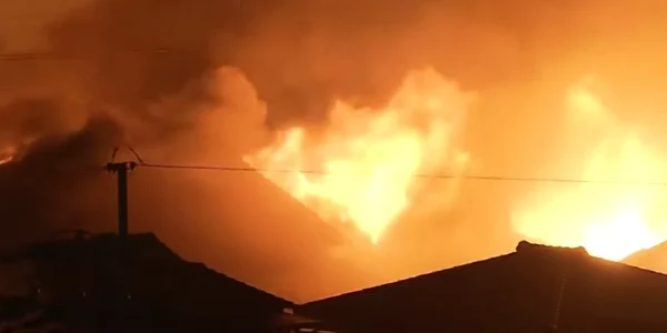 japonia incendiu foto captura video youtube AP png