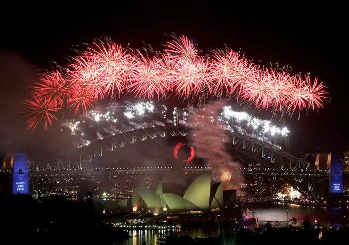 2010, întâmpinat cu fast pe mapamond: Sydney, Australia (Foto: Reuters)