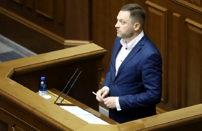 Ministrul ucrainean de Interne Denis Monastîrski.