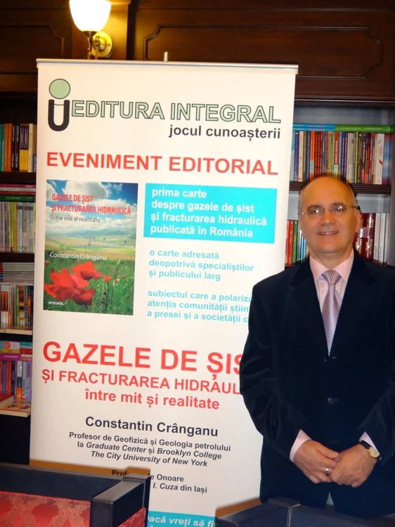 Constantin Crânganu la un eveniment editorial. FOTO Arhivă personală