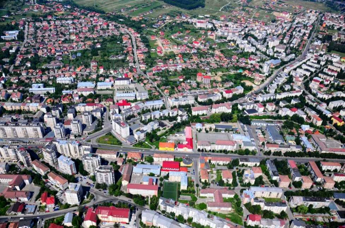 Zalăul văzut de sus