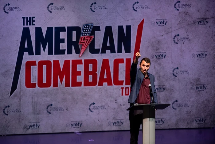 Charlie Kirk era cunoscut pentru opiniile controversate FOTO Profimedia