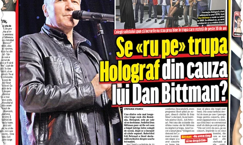 Click! a publicat  mărturii care  dovedesc că  lucrurile scârţâie  în trupa Holograf jpeg
