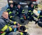 Imagini cu pompierii care au stins incendiul de la Petromidia foto isu 